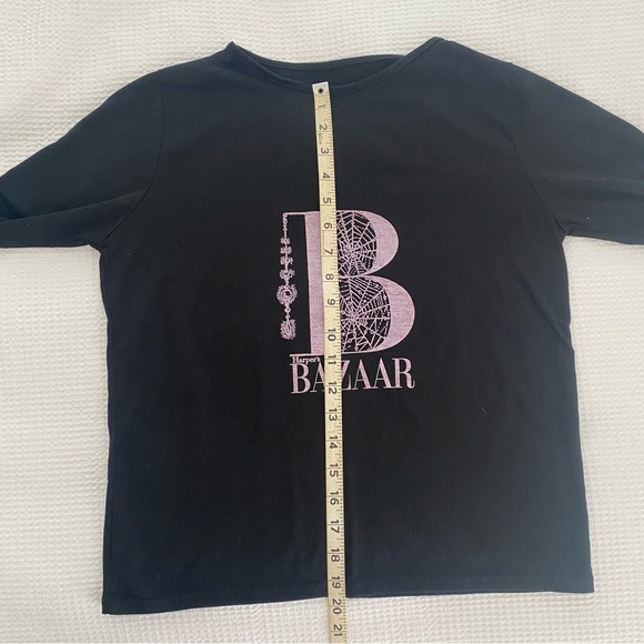 🟢 {3/$15} Harper’s Bazaar 3/4 Sleeve Tee - Picture 6 of 11